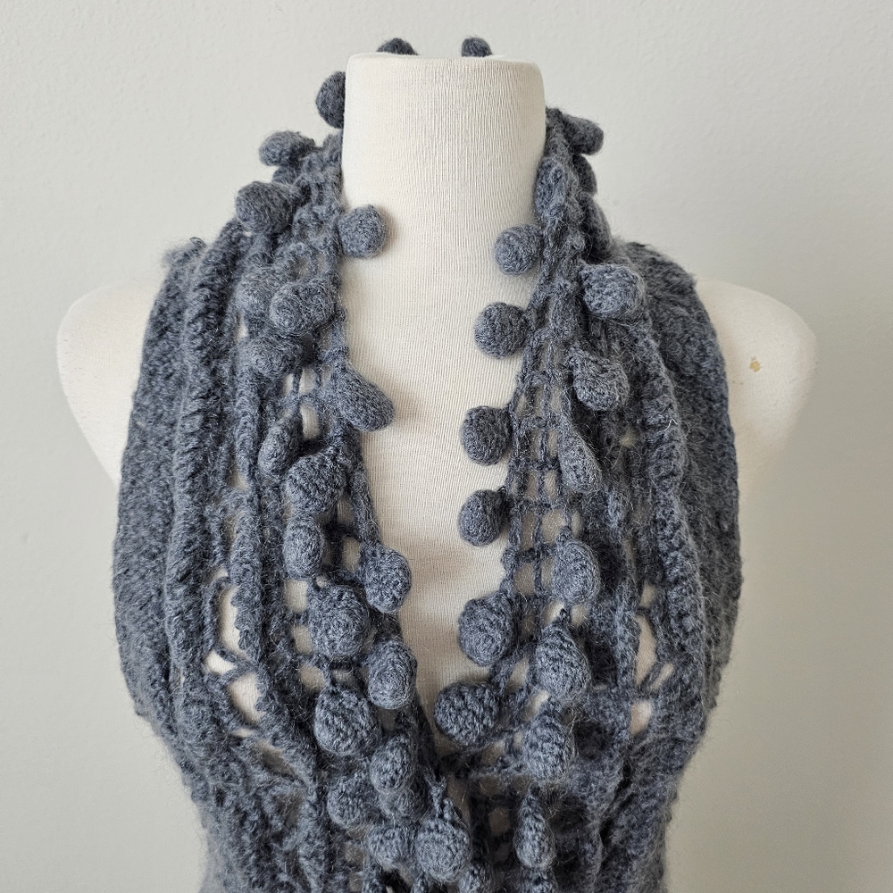 Catherine Malandrino long cardigan with poms poms S - Picture 6 of 15